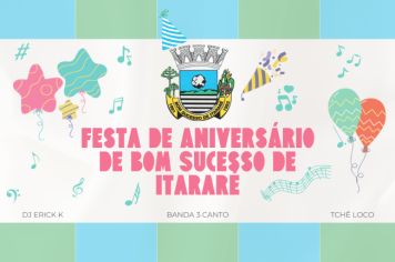 FESTA DE ANIVERSÁRIO DE BOM SUCESSO DE ITARARÉ!